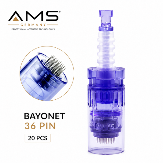 20x AMS Bayonet 36-Pin Microneedling Cartridge
